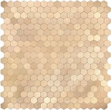 Mozaika Ścienna Hexagon Miedź 29,4x30,3