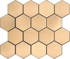 Mozaika Ścienna Hexagon XL Miedź 25,5x29,2