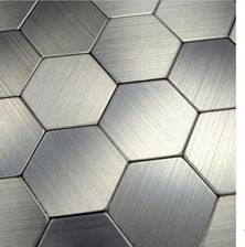 Mozaika ścienna Hmi CLC252 25,2x29,2 cm srebrna