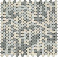 Mozaika Ścienna Samoprzylepna Hexagon Niebieski 30,6x30,8