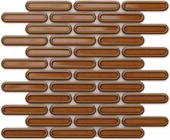 Mozaika Ścienna Savoiardi Brown Połysk 30x30,5