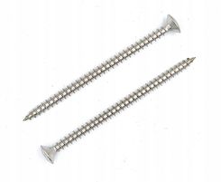 Naba Wkręt Wkręty Do Drewna Łeb Stożek-Soczewka Nierdzewny 5x80mm