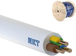 Nkt Przewód Instalacyjny Ydy Żo 750V 3X2,5 Biały Bęben