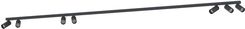 Nowodvorski Salonowa Lampa Sufitowa Fourty Tubki Metalowe Czarne (10743)