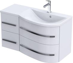 Oristo Opal Komplet Szafka i Umywalka Biała Lewa OR33SD90P2+UMOPAL90P