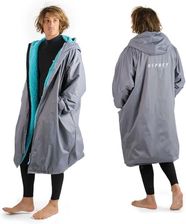 Osprey Szlafrok dla dzieci i dorosłych, wodoodporny szlafrok, szlafrok kąpielowy i plażowy, unisex, szary, rozmiar M