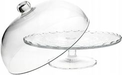 Patera Szklana Z Kloszem Na Nóżce Elegancka Ciasto/Owoce