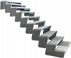 Pekabet Schody Modułowe Modulo Metalowe Regulowane 11 Stop