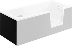 Polimat Avo - Obudowa Wanny Bok 75 Cm Czarny 00054