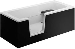 Polimat Avo - Obudowa Wanny Bok 80 Cm Czarny 00053