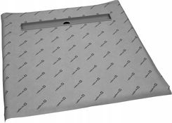 Radaway Kwadratowa płyta 990x990 mm do wykończenia płytkami od 8 do 12 mm z odpływem liniowym 5CL1010A