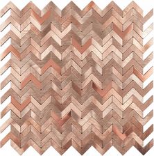 Rea Mozaika ścienna P14453 Miedziany połysk, szczotkowany 300x305x4 mm (HOM09990)