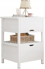 REXO szafka nocna 2 szuflady 45 cm biały 5904890439863