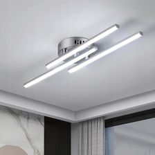 Riserva Lampa Sufitowa Led Wiszaca Srebro 6500K Nowoczesna Do Salonu 18W (30849602)