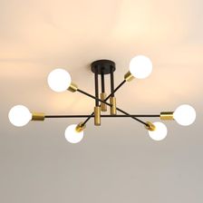 Riserva Zyrandol E27 Lampa Wiszaca Złoty Loft Retro Nowoczesna Do Salonu