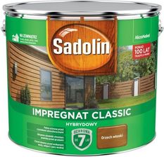 Sadolin Impregnat Do Drewna Hybrydowy Orzech Włoski 9L