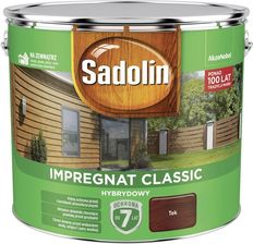 Sadolin Impregnat Do Drewna Hybrydowy Tek 9L