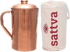 Sattva India Dzbanek Do Wody Miedziany Gładki Sattva 1250ml 
