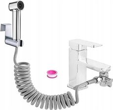 Słuchawka Prysznicowa Bidet Łazienkowy Z Dozownikiem Kranu Stalowy