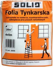 SOLID FOLIA MALARSKA TYNKARSKA TRANSPARENTNA 4X5M