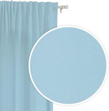Spod Igły I Nitki Błękitna Zasłona Gotowa Do Salonu Na Taśmie 140X250 Cm Viva