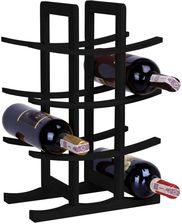 Stojak na wino bambusowy Todgar czarny