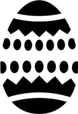 Szablon Wielkanoc 12 - pisanka