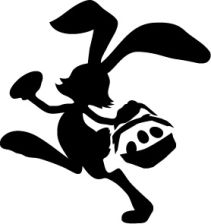 Szablon Wielkanoc 4 - zajączek 2