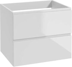 Szafka łazienkowa biała 60x50 cm wisząca bez blatu pod umywalkę