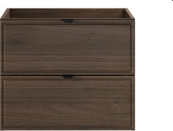 Szafka pod umywalkę wisząca Comad Terra Villa 60 cm Orzech Villa 2 szuflady TERRAVILLA8260462S