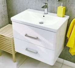 Szafka podumywalkowa wisząca DEFTRANS Frenesia D65 65 cm biała z umywalką 001D06522+3092
