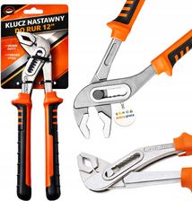 Szczypce Hydrauliczne Do Rur Klucz Nastawny Typu Żabka 12'' 300Mm