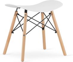 Taboret KORFU - biały x 2