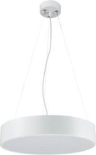 Team Minimalistyczna lampa wisząca do salonu biała (137623690234)