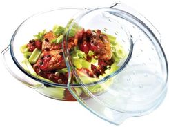 Termisil Naczynie żaroodporne okrągłe z pokrywą Grill&Drop 2,4 l