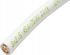 Tfk Ydy 3X 2.5 Żo Biały Przewód Instalacyjny Okrągły Drut 450/750V Kl.1 G003036