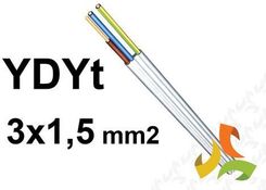 Tfk Ydyt 3X1.5 Żo 500V Przewód Instalacyjny G005678
