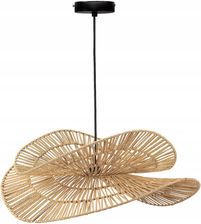 Toolight Lampa Sufitowa Wisząca Pleciona Kapelusz Naturalna Boho Do Salonu 50Cm (Osw06060)