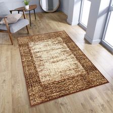 Turkiye Weavers Klasyczny Do Salonu Ramka 003 Brązowy Katla 70X130cm