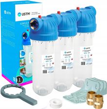 Ust-M Filtr Do Wody Wstępny 3 Stopniowy Korpus 1'' Ustm WFW1EMIKPL+NYPLE+TAŚMA
