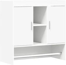 vidaXL Półka ścienna Do montażu na ścianie Biała 80X36X80 cm Drewno inżynieryjne 8721451281788