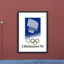 Vintageposteria Plakat Na Ścianę Zimowe Igrzyska Olimpijskie Lillehammer Pc-W0008833