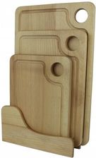Woodcarver Zestaw Desek Do Krojenia 3szt.