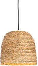 Zambelis Lampa Wisząca Do Salonu Boho Pleciona Brązowa (22166)
