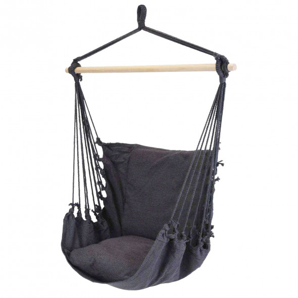 Hamak Huśtawka Krzesło Brazylijskie Szary