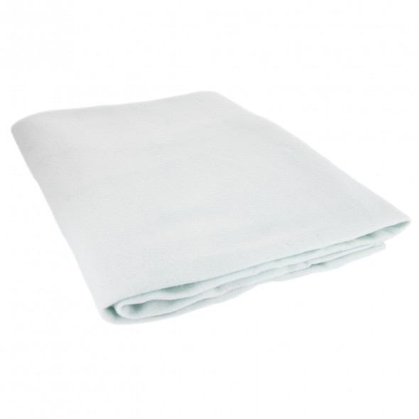 Koc polarowy z mikrofibry miękki pled narzuta 130X160 pistacjowy