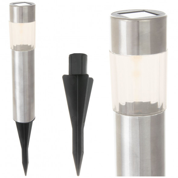 Lampka Solarna Ogrodowa Lampa Wbijana 33 cm