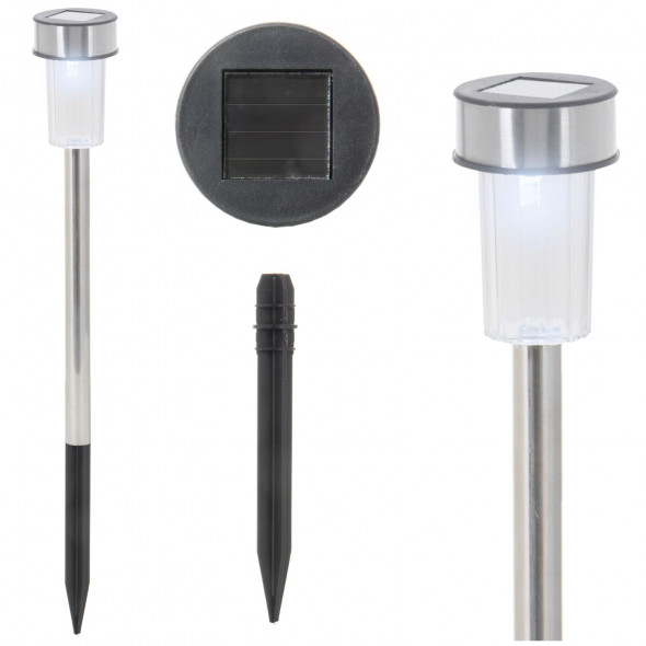 Lampka Solarna Ogrodowa Wbijana Lampa Latarnia 36 cm