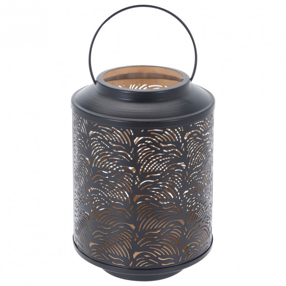 Latarnia metalowa lampion świecznik metalowy 25 cm