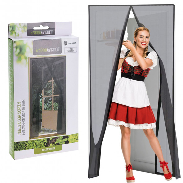 Moskitiera Siatka Na Drzwi Balkonowe Rzep  2x75 cm